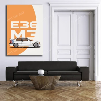 BMW e36 M3 Digitalni prenos plakata