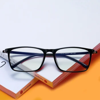 Celotno Platišča TR90 Okvir Očal je Za Moškega in Žensko, Nov Prihod Upsale Kvadratne Oblike Optični Eyewears 0 -0.5 -0.75 -1.0 -1.5 -2.0, Da -6