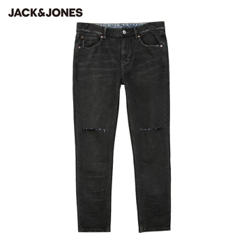 JackJones Moške Raztrgala Stretch fit Slim Tesen-noge Ulične Pridelka Jeans | 220332060