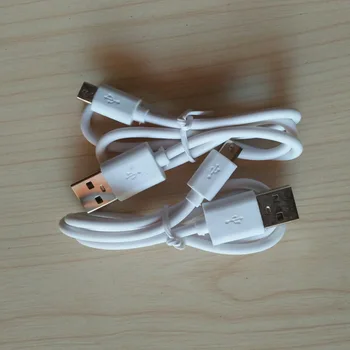25-30 CM V8 vrata mikro-USB polnilnik kabli za Samsung HTC Android telefon moči banke mp4 polnjenje bele barve