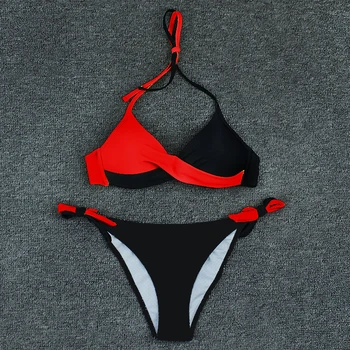 Kopalke Ženske Kopalke 2022 Nove Seksi Bikini Komplet Povodcem Bikinis Plavanje Obleko Za Famale Brazilski Plažo Dveh Kosov Biquini