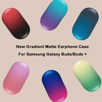 Slušalke Ohišje Za Samsung Galaxy Brsti + Gradient Barve Slušalke Ohišje Za Samsung Brsti Plus Slušalke Polnjenje Zaščitnik Slušalke