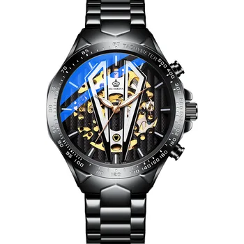 MG.ORKINA ure, nove blagovne znamke svetlobna nepremočljiva popolnoma avtomatski mehanski moške gledajo iz nerjavečega jekla pasu človek Gledal ročno uro
