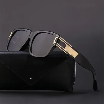 Nova Moda Velika Okvirjem Kvadratnih sončna Očala Moških Punk Luksuzni Dizajn Očal Klasične Ženske Gradient Sonce Stekla na Prostem Odtenki UV400