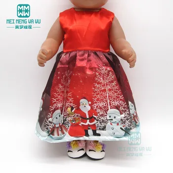 Božič dekle obleko, Halloween obleko, Lutka obleko za 43 cm baby novo rojen lutka 18 Inch Ameriški lutka Naša Generacija