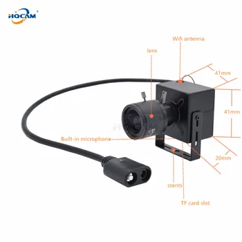 HQCAM CamHi IMX323 Nizko illumination1080P Audio Mini WIFI IP Kamera notranji Brezžični Nadzor CCTV Varnosti Onvif TF Card Slot