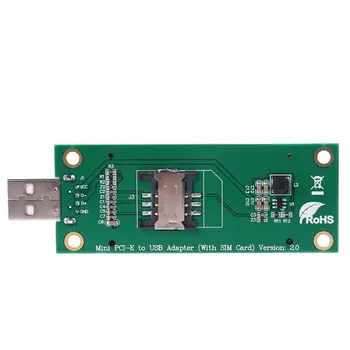 Mini PCI-e Brezžični WWAN na USB Adapter za Kartico Z Režo za SIM Kartico za HUAWEI ZTE