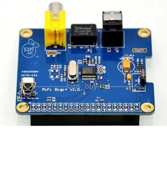 RPI HIFI DiGi+ Digital Sound Card I2S SPDIF Optični RCA I2S Vmesnik ZA Raspberry Pi 3 /2 B B+ A+ volumio nova