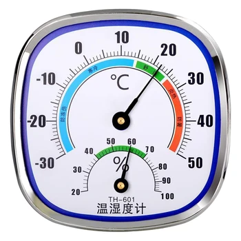 Termometer in Higrometer Analogni Merilnik Vlažnosti Temperatura Spremlja Notranja Zunanja Wang Visi & pripravljenosti NI POTREBNA BATERIJA
