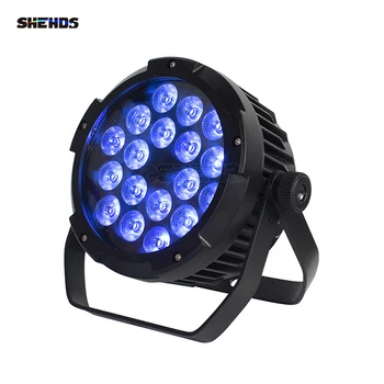 SHEHDS LED 18x18W 6in1 RGBWA+UV IP65 Vodotesen Aluminij Zlitine Par Lučka na Prostem DMX Kontrola DJ Fazi razsvetljavo Učinek