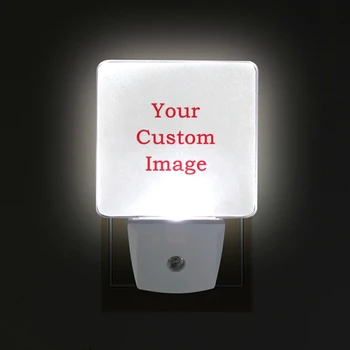 Prilagojene po Meri Plug-in LED Nočna Lučka Komplet 2 Auto Mraka Do Zore Senzor za luči Za Spalnico, Kopalnico, Kuhinjo, Hodnik Stopnicah