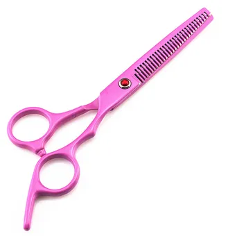 Po meri izdelane strokovne 440c 6 inch ROZA rezanje barber makas redčenje rezani las škarje škarje orodja frizerske škarje komplet