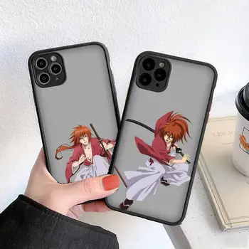 Rurouni Kenshin anime Primeru Telefon Za iphone 12 11 8 7 plus mini x xs xr pro max mat prozoren pokrov