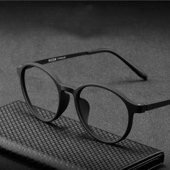 WIHODA Unisex Retro TR90 Krog Super Lahka Očala Okvir za Kratkovidnost . Celoten Okvir Moški&Ženske Recept Očala Okvirji F3050