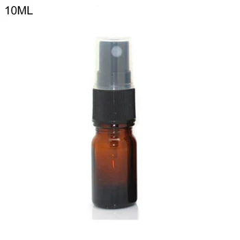 5-100 ML Mini Spray Steklenico Lepoto Prazno Amber Steklenice Eterično Olje Megle Spray Posodo Primeru ponovno napolniti steklenico potovanja