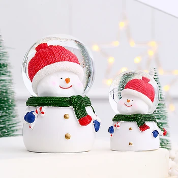 Božič Sneg Globus Vode Žogo Okras In Darila-Red Hat Santa Cryst Lep Dekorativni Božič, Sneg Globus Božič Vodo Svetu