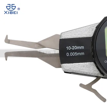 10-20mm/0.005 mm Digimatic Digitalni Znotraj Kaliper Elektronski Merilnik z Vrtljiv gumb za Izbiranje Merjenje Izvrtino Groove Orodja za Merjenje