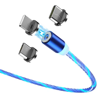 Magnetni LED Svetila, Razsvetljava Hitro Polnjenje USB Tip C Kabel Magnetni Kabel Micro USB Kabel Polnilnika Žice za iPhone Huawei Samsung