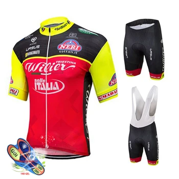 Pro Bike Team Kurzarm Radfahren Jersey Atmungs Quick-Dry Tragen Ropa Ciclismo MTB hlače, Hlače z Oprsnikom