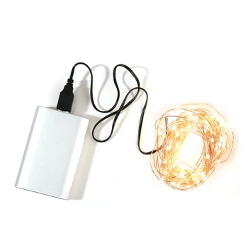 2/5/10m 5V USB Nepremočljiva Bakrene Žice LED Pravljice Strune Lahka, Prilagodljiva za Varčevanje z Energijo svate, Dekoracijo, Visoko Svetlost