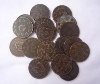 Zbiranje Kitajski bronasto 15pc Kovanec Kitajska Stare Dinastije Starinsko Denarni Valuti