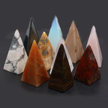 Nova Naravna Kristalno Piramido Agates Quartz Zdravilni Kamen Čakro, Reiki, Kristali Domov Točke Dekoracijo Obrti Študija Okraski Darilo
