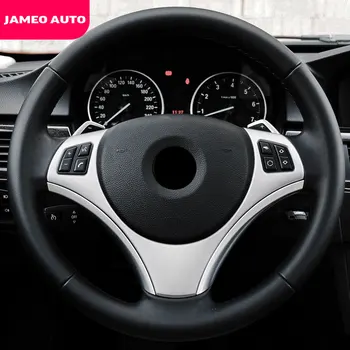 Jameo Auto Avto, dodatna Oprema za BMW Serije 3 E90 E92 E93 1 Serija E82 E87 2005 - 2011 Volan Gumb Dekoracijo Okvir Trim