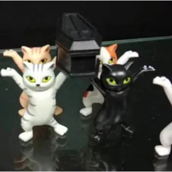 NA ZALOGI 6pcs/veliko Cosplay Gane Ples Pallbearers black Cat Cofin Ples Slika model Pogreb Ekipa Smešno Igrača za Zbiranje