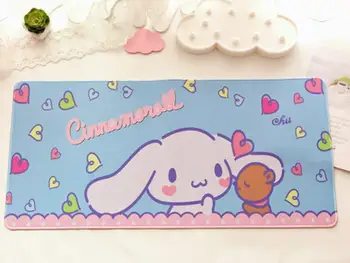 75*35 cm Kawaii Prevelik Anime Računalniška Miška Ploščica Cinnamoroll Moja Melodija Sanrio Plišastih Pozdravljeni Kittys za Gamer pisarne Mat