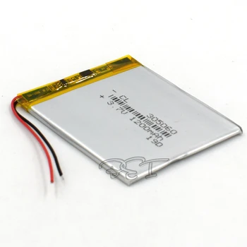 5Pcs Litij-polimer Baterija 305060 3,7 V 1200mah Polnilna Liion Cell Li-Po Za DVD PAD PDA MP5 GPS Digitalnih Izdelkov Navigator