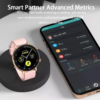 Moda EKG PPG Pametno Gledati Ženske Moški IP68 Vodotesen Srčnega utripa Bluetooth Klic Smartwatch Za Samsung Galaxy Aktivna 2