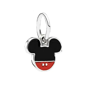 Disney baby ograjo Mickey mouse DIY Obesek, Zapestnico Pribor ogrlica DIY Risanka nakit vrečko Obesek dekle darilo Keychain