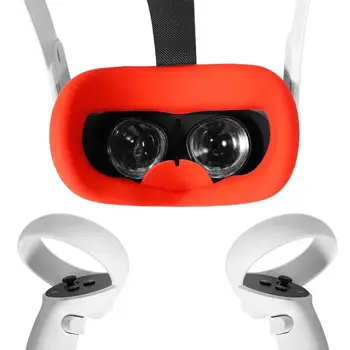 Vroče Silikonski Oči Masko Kritje Tipke Za Oculus Quest 2 VR Slušalke Dihanje Anti-znoj Svetlobe Blokiranje Oči Kritje Za Oculus Quest2