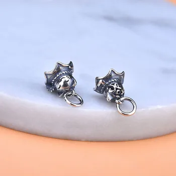 Zhaocai mačka kroglice obesek, ogrlico, obesek, S925 srebrni nakit dodatki DIY dodatki