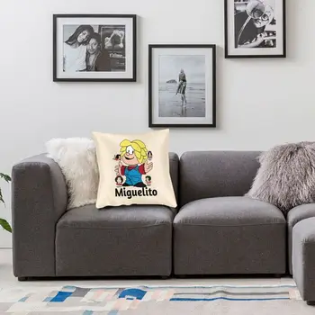 Miguelito Mafalda Prijatelji zapnite Kavč Doma Dekor Quino Manga Kvadratnih Vzglavnik 40x40 Dekorativne Prevleke