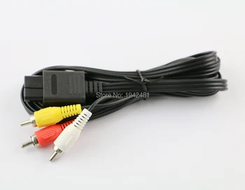 10PCS visoke kakovosti 180 cm 6 M AV TV RCA Video Kabel Kabel Za Igro kocka za SNES GameCube za N64 64 10pcs/veliko