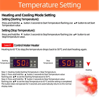 STC-1000 12V 24V 220V STC1000 Digitalni Temperaturni Regulator Termostat Thermoregulator inkubator Rele Ogrevanje Cooling10A40%off