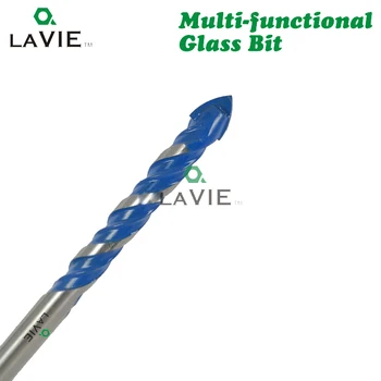 LAVIE 4pcs 3 mm 4 mm 5 mm 6 mm Multi-funkcionalne Stekla Drill Bit Trikotnik Sveder Za Keramične Ploščice, Beton Steklo, Marmor DB02059