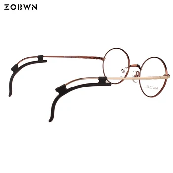 Očala retro slog mladih Krog okvir eye glasses Lunettes Retro študentov Optični armacao de oculos de grau masculino