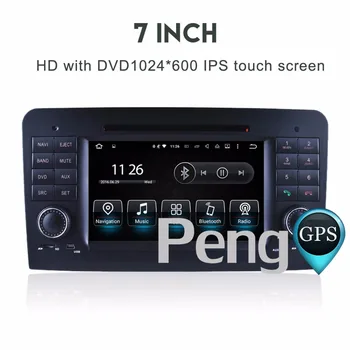 7 Palčni CD Predvajalnik DVD-jev, 2 Din Stereo Android 11.0 avtoradia za Mercedes Benz ML GL W164 X164 2005-2012 GPS Navigacija Autoradio