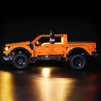 YEABRICKS LED Osvetlitev Igrače združljiv z LEGO 42126 Ford Raptor F150 pickup tovornjak
