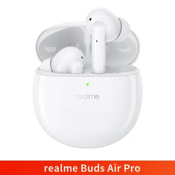 Original Realme Brsti Air Pro TWS Bluetooth Čepkov Šport Nepremočljiva Gaming Slušalke ANC Hitro Polnjenje Brezžične Slušalke