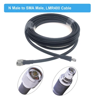 RP-SMA Moški N Ženski LMR400 Kabel 50 ohm RF Nagovoriti Razširitev Skakalec Podaljšek za 4G LTE Mobilna Ojačevalnik Telefon Signal Booster