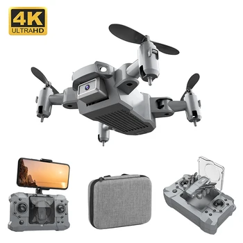 Mini Brnenje 4K Kamera HD Zložljive Quadcopter z Eno Tipko se Vrnete FPV Menoj RC Helikopter Quadrocopter otrokove Igrače