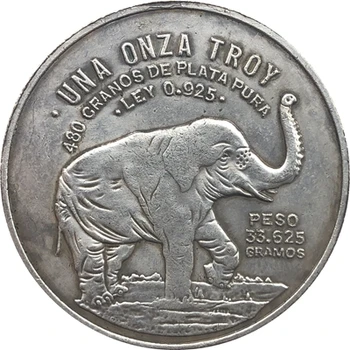 1951 Mehika 1 Onza kovancev KOPIJO 41.5 mm