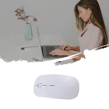 Ultra Tanek USB 2,4 Ghz Wireless Mouse Optičnih Iger na srečo Slim Sprejemnik Računalnik Za Apple Laptop Stikalo Miši