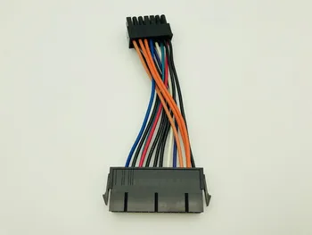 10PCS Napajalni Kabel Kabel 10 cm 18AWG Žice ATX 24 pin 14 pin Adapter Kabel za Lenovo, IBM, Dell Q77 B75 A75 Q75 Motherboard