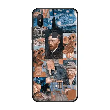 Van Gogh Zvezdnato Noč Oljni sliki Edinstven Design Telefon Kritje Za Xiaomi Redmi 4x 5 plus 6A 7 7A 8 mi8 8lite 9 opomba 4 5 7 8 pro
