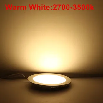 25 Watt Krog LED Lightinh Vgradne Kuhinja, Kopalnica, Lučka 85-265V LED Panel svetlobe Toplo /Naravne/Cool White Brezplačna dostava