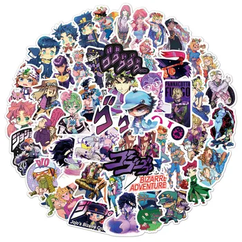 10/30/50Pcs Japonski Anime JOJO Bizarna Avantura Doodle Risanka Nalepke za Prtljago Telefon, Laptop Nepremočljiva Deco Nalepke Otrok Igrače